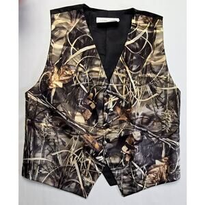 Camo Formal Vest Mossy Oak Break-Up Black Hunting Outdoor XL